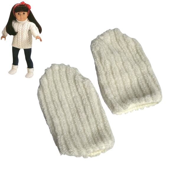 VTG American Girl Today Apres Ski Outfit SOCKS Doll Knit Thick Winter Boot Socks - Picture 1 of 4